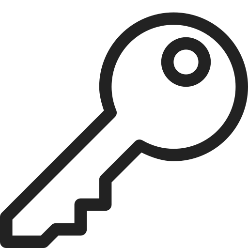 Key, lock, locked, security, protect, safe, safety icon