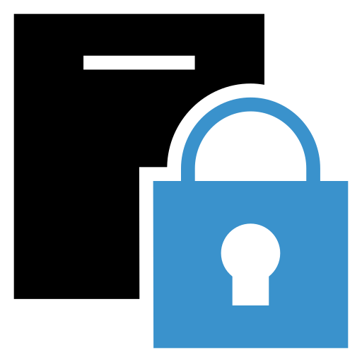 Lock, privacy, safety, security icon