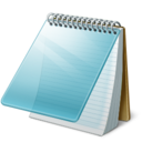 Notice, text editor icon