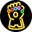 Superhero Neon Circle icon 64x64