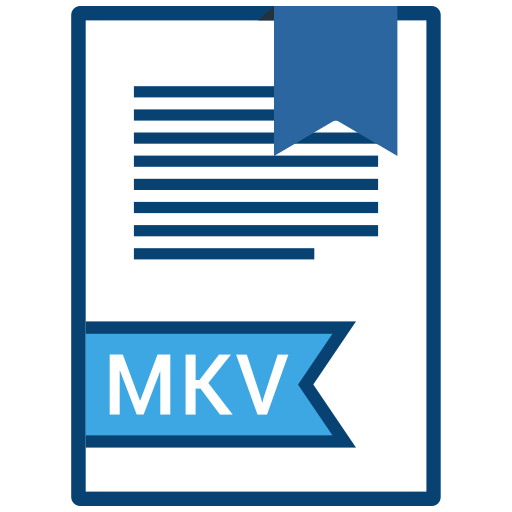 Extension, file, mkv, name icon