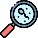 healthcare and medical,education,magnifying glass,loupe,reproduction,fertility,sperm,fertilization,spermatozoon