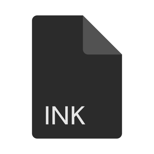 Ink, file, extension, format icon