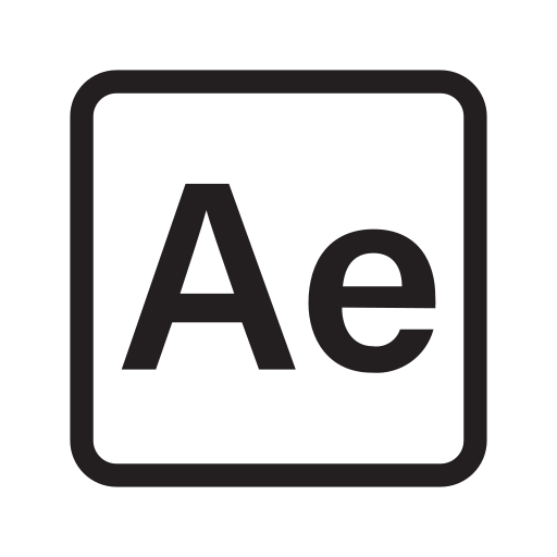 Adobe, after effect, extension, file, format icon