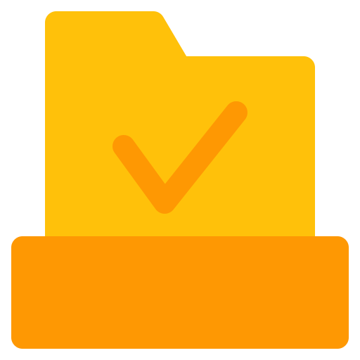 Confirm, doc, document, file, files, folder icon