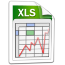Excel, microsoft, word, xls icon