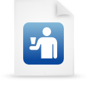 File,Document,Paper,Blue