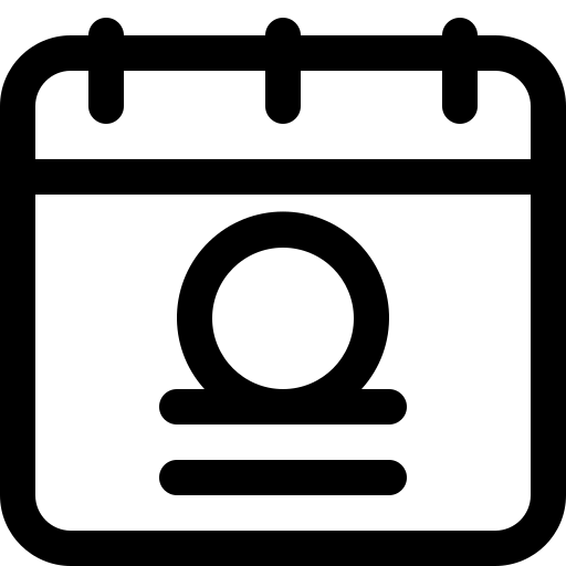 Calendar, date, event, reminder icon