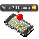 Apple, iphone, map icon