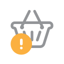 E-commerce,Online,Shopping,Ui,Shopping cart,Warning,Basket ok 