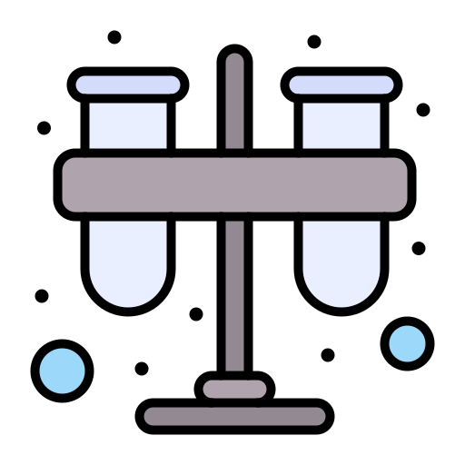 Chemist, lab, practicum, test, tubes icon