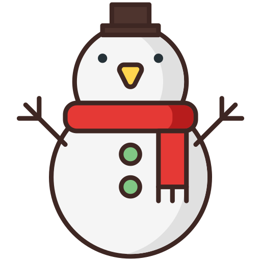Christmas, snow, snowman, winter icon