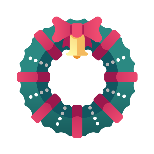 Christmas, christmas wreath, decoration, winter, wreath, xmas icon