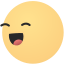 Cute Emoji Smiles with gradient icon 64x64