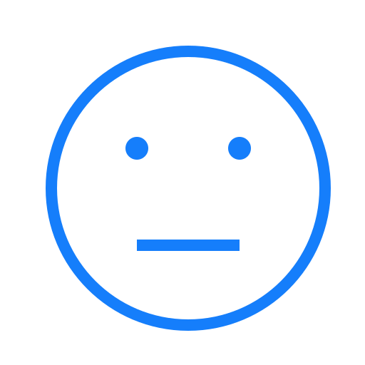 Neutral, face icon