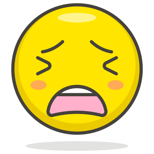 Face, tired icon