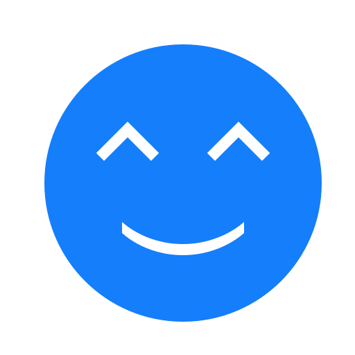 Smiling, face icon
