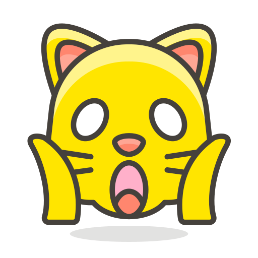 Cat, face, weary icon