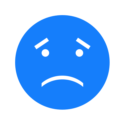 Sad, eyebrows, face icon
