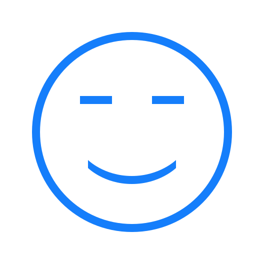Smiling, face icon