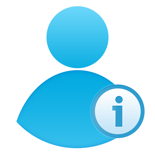 Info, user icon