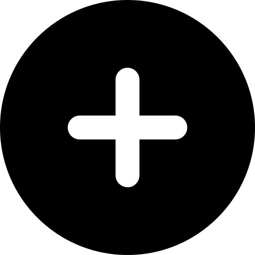 Circle, plus icon