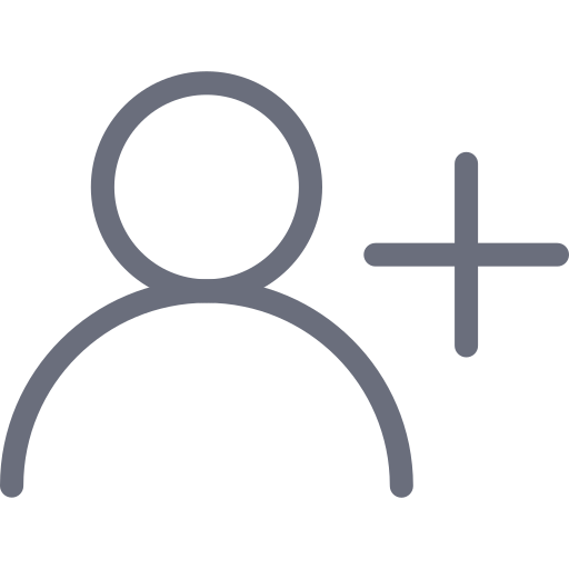 Account, add, create, new, profile, user icon