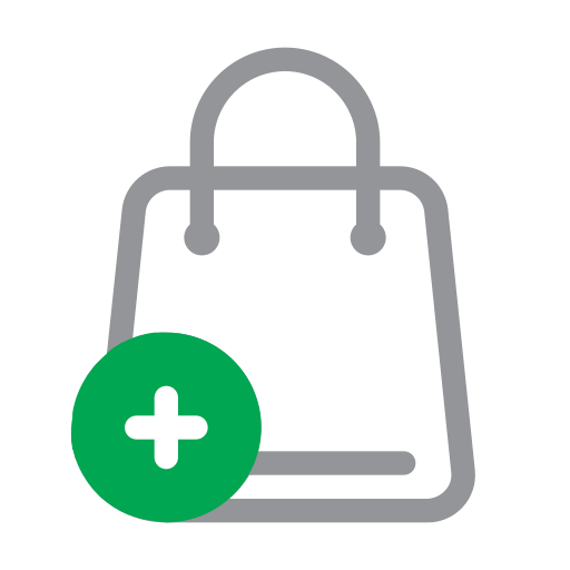 E-commerce, online, shopping, ui, shopping bag, add, buy icon
