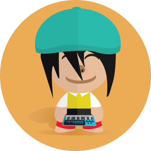 Boy, cartoon, character, cheerful, child, school, smile icon