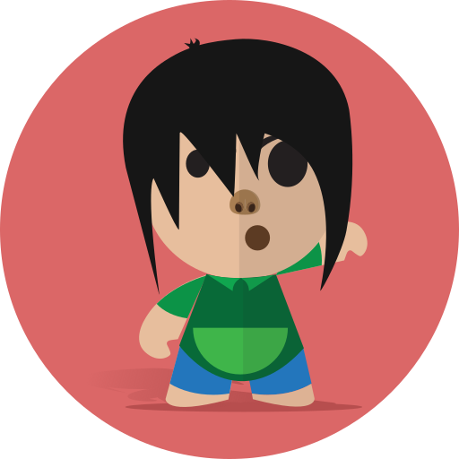 Boy, cartoon, character, cheerful, child, school, smile icon