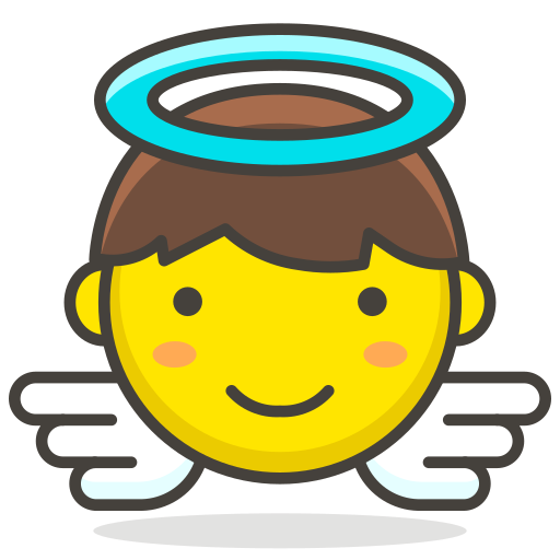 Angel, baby icon