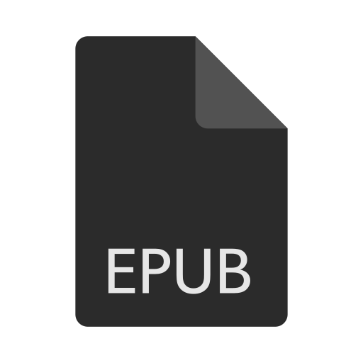 File, extension, epub, format icon