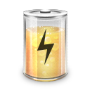 Battery, charged, power icon