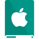 Apple,Drive,Teal,White