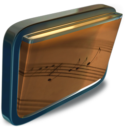 Music, folder, my icon