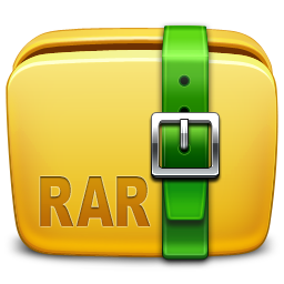 Rar, archive, folder icon