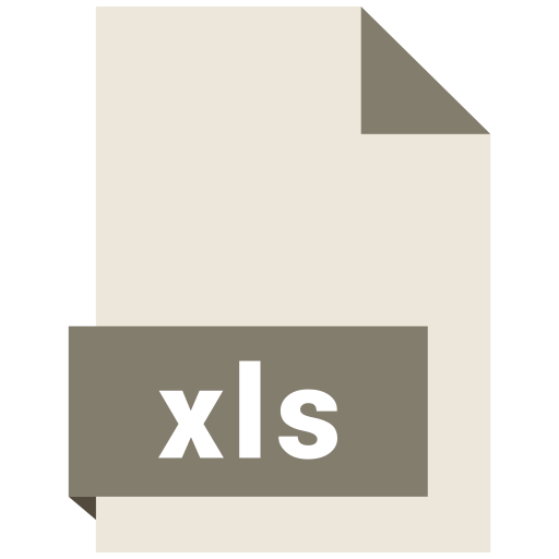 File, format, xls icon