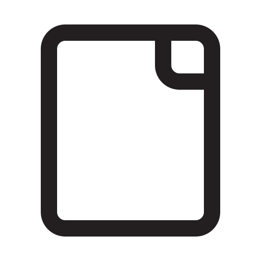 File, paper, page icon