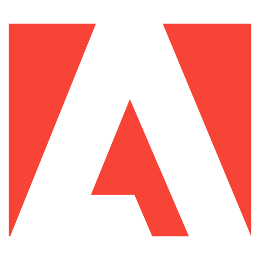 Adobe, logo, social, social media icon