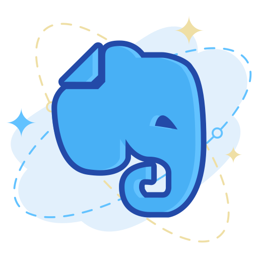 Evernote, media, social icon