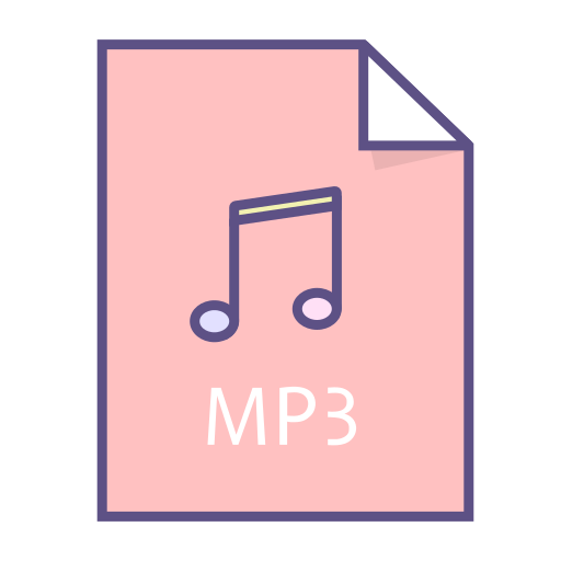 Audio, doc, file, mp3, music icon