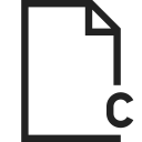 C,File,Format,Document,Extension,File format