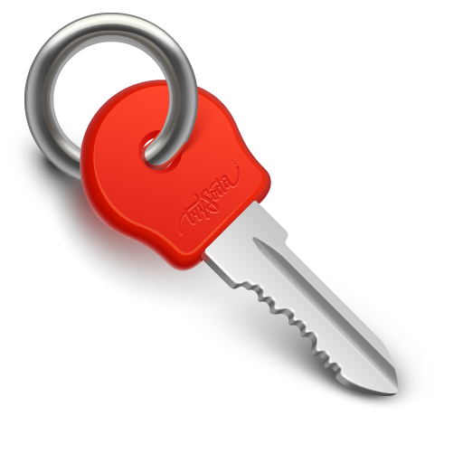 Key, red, soda icon