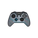 Blue,Controller,Gamer,Halo,Xbox one