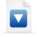 Document, paper, blue, file icon