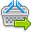 Ecommerce, webshop, basket, go, shopping icon