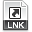 File, extension, lnk icon