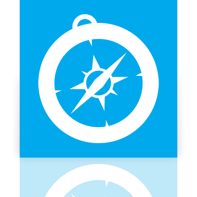 Mirror, safari icon