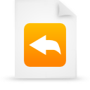 File, document, paper, orange icon