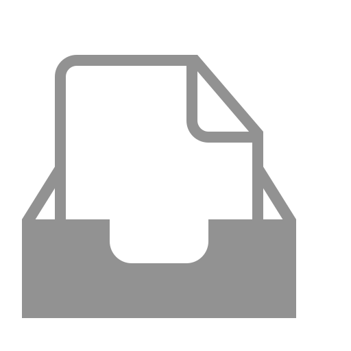 Document, inbox icon